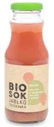 Jablkový a jahodový džús nfc BIO 250 ml